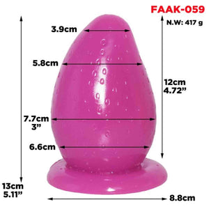 12.5 cm Strawberry Shape Anal Plug