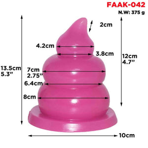 12cm Faeces Shape Anal Plug