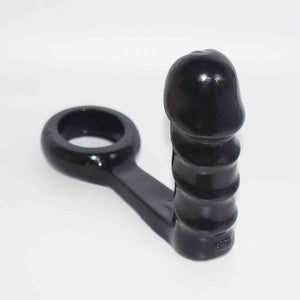 13 cm Wearable Cock Ring Testicle Ring Anal Plug