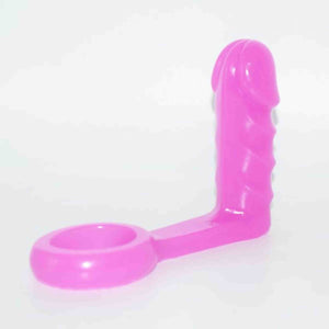 13 cm Wearable Cock Ring Testicle Ring Anal Plug
