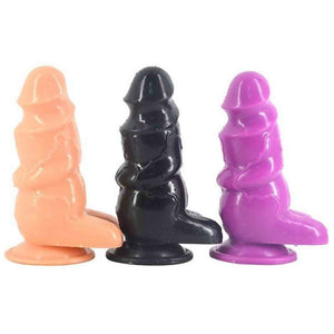 21.7 cm Thick Dildo with Sucker Massage Tool