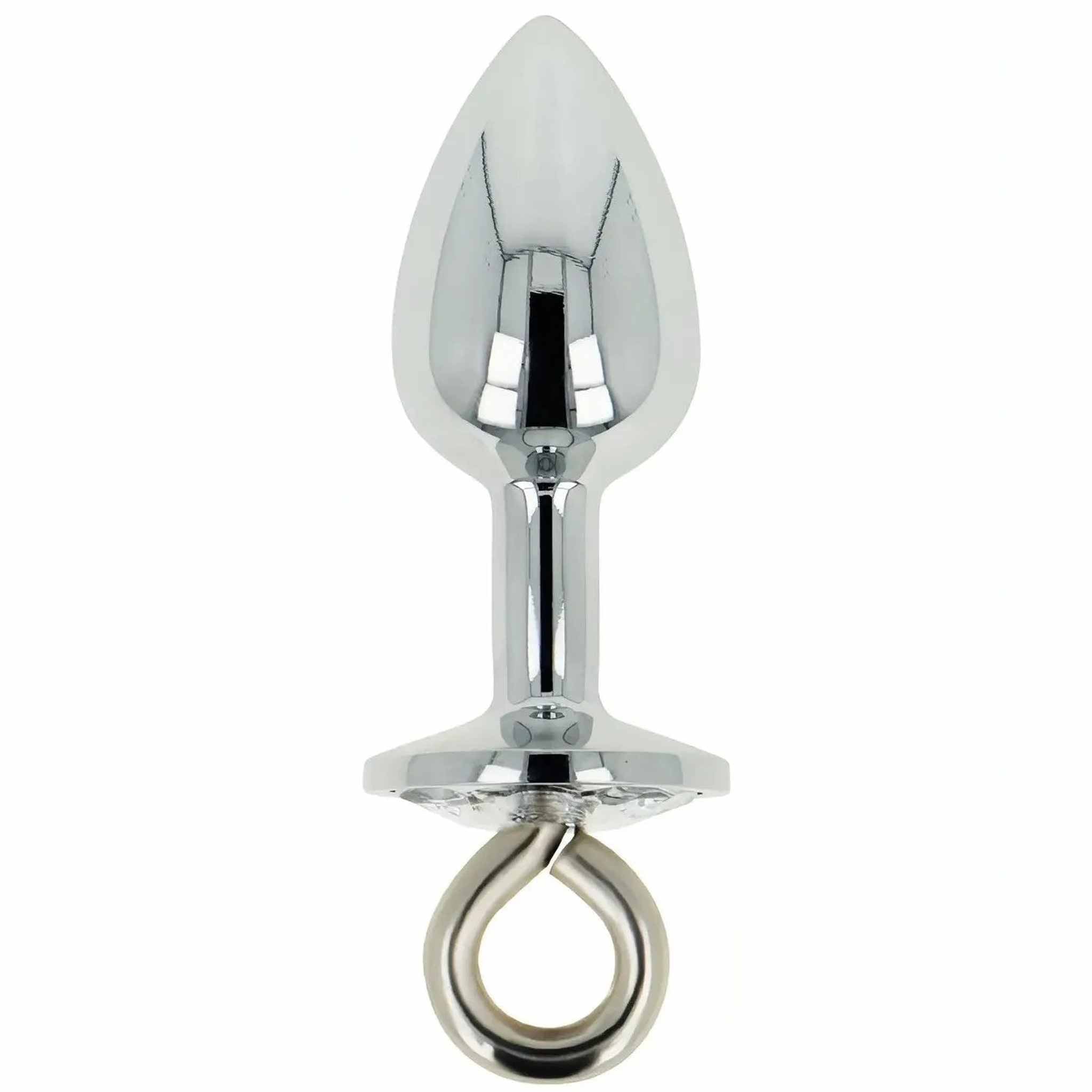 Anal Plug con Diamante e Anello di mantenimento