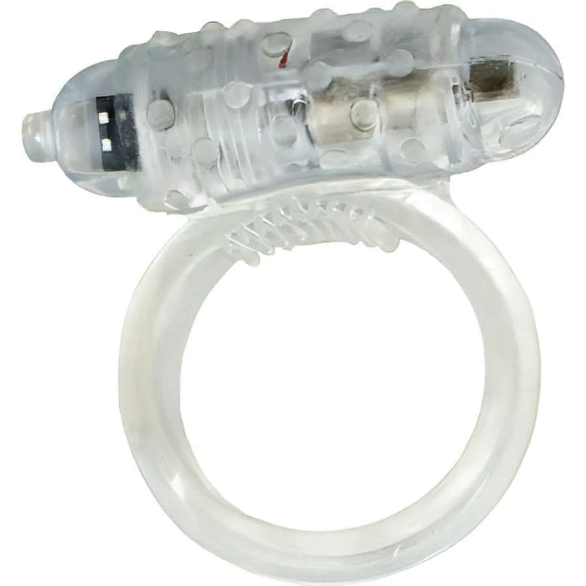 Anello fallico vibrante - Grigio Chiaro