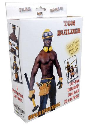 Bambolo Gonfiabile Nero Builder Doll