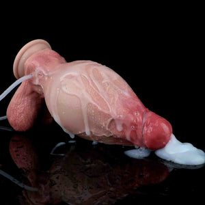 Big Dildos Realistic Sex Toy With Pump, Inflatable Squirting Dildo