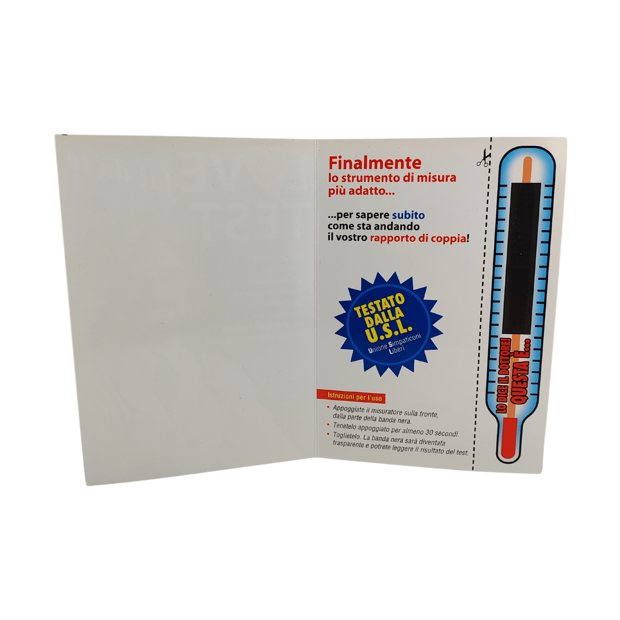 Biglietto Scherzo Love Test