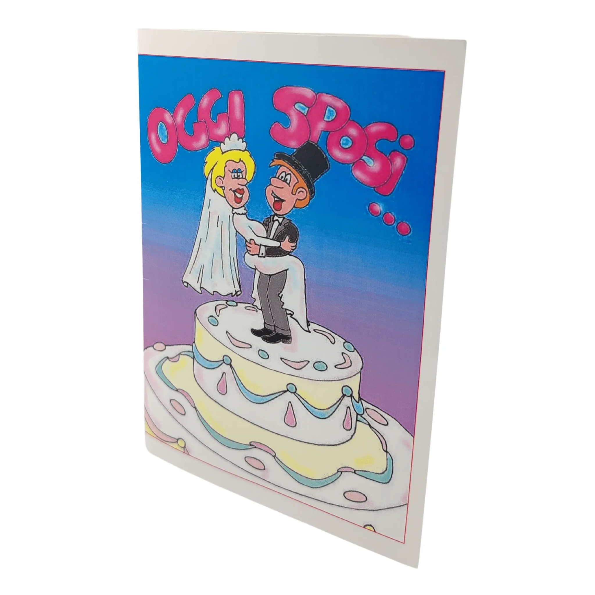 Biglietto d'auguri ″Oggi sposi, oggi sesso ma...un pò di pazienza!″