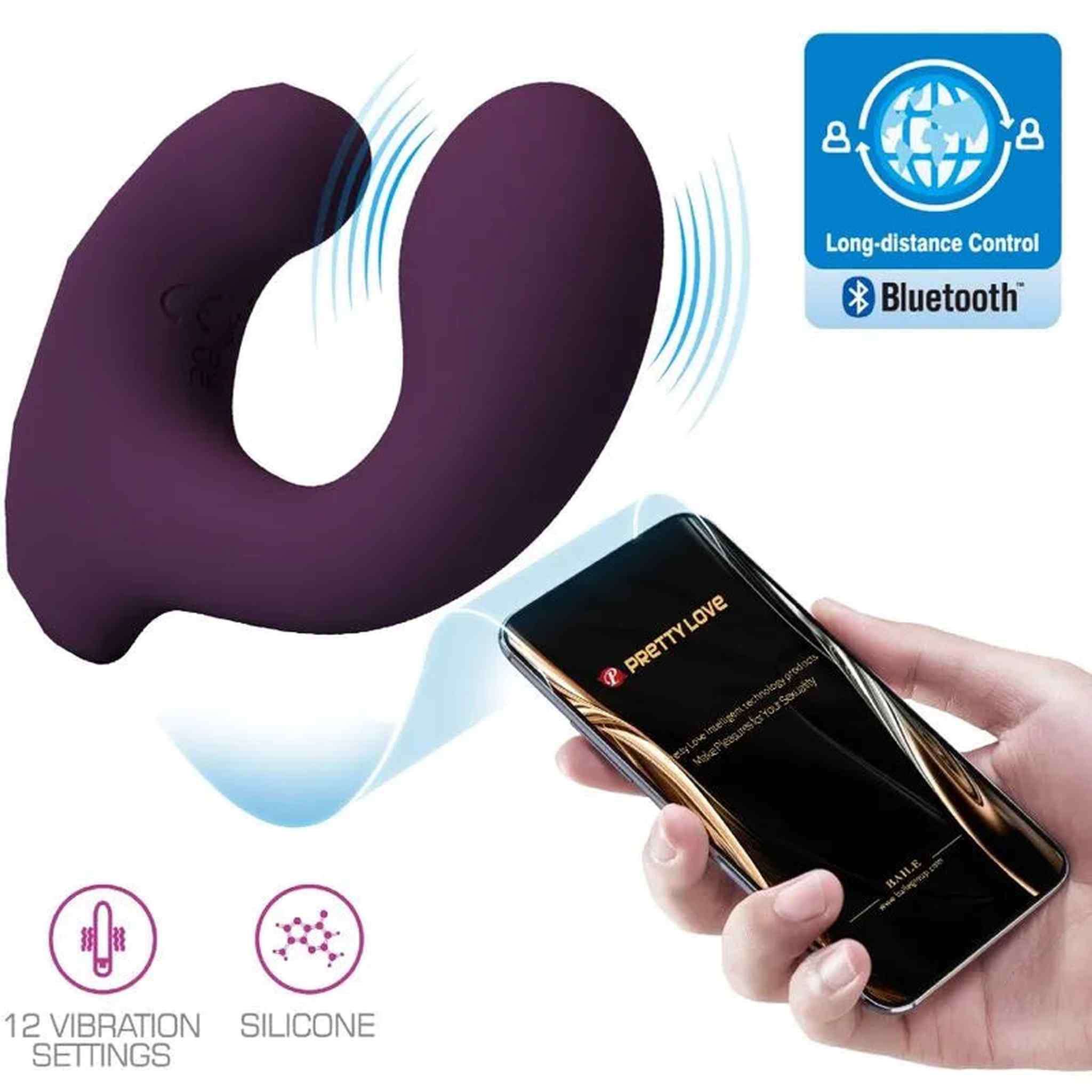 Billy Vibratore Doppio con Comando da APP Mobile