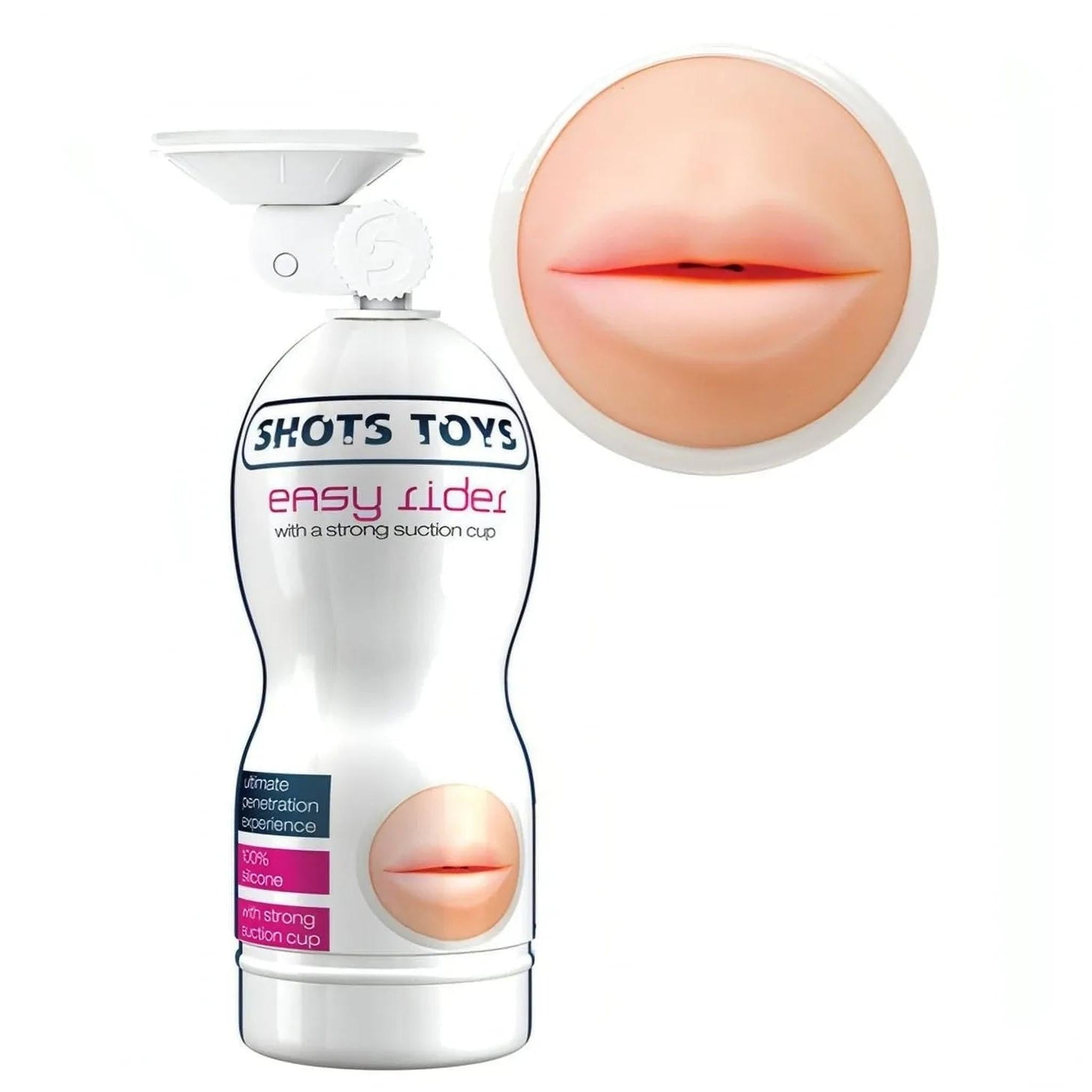 Bocca Masturbatore con ventosa regolabile