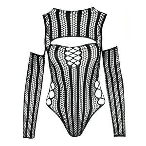 Body a Retecon Spalle Scoperte e Motivi ad Intreccio