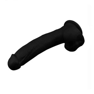Boss Dildo Fallo Realistico con Testicoli & Ventosa 8″ – Nero