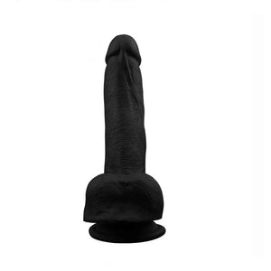 Boss Dildo Fallo Realistico con Testicoli & Ventosa 8″ – Nero