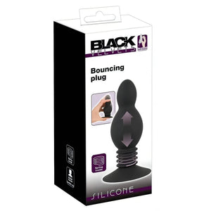 Bouncing Plug Anale Nero Rimbalzante