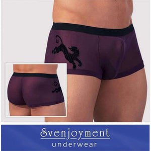 Boxer Dragon Nero/Viola - L