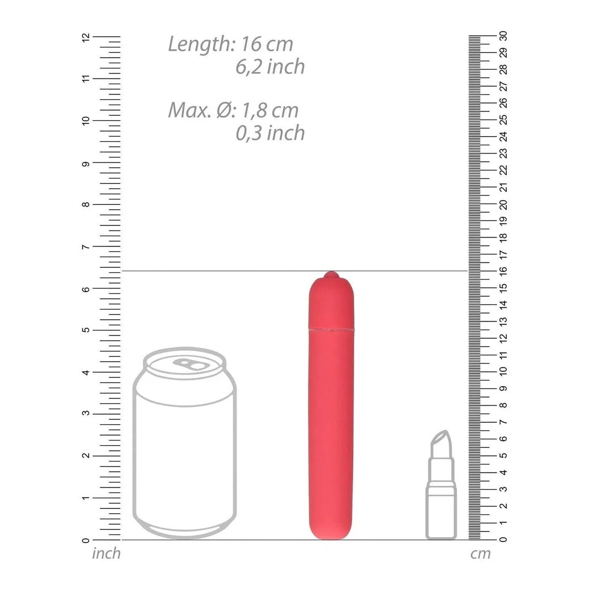 Bullet Vibrator - Extra Long - Pink
