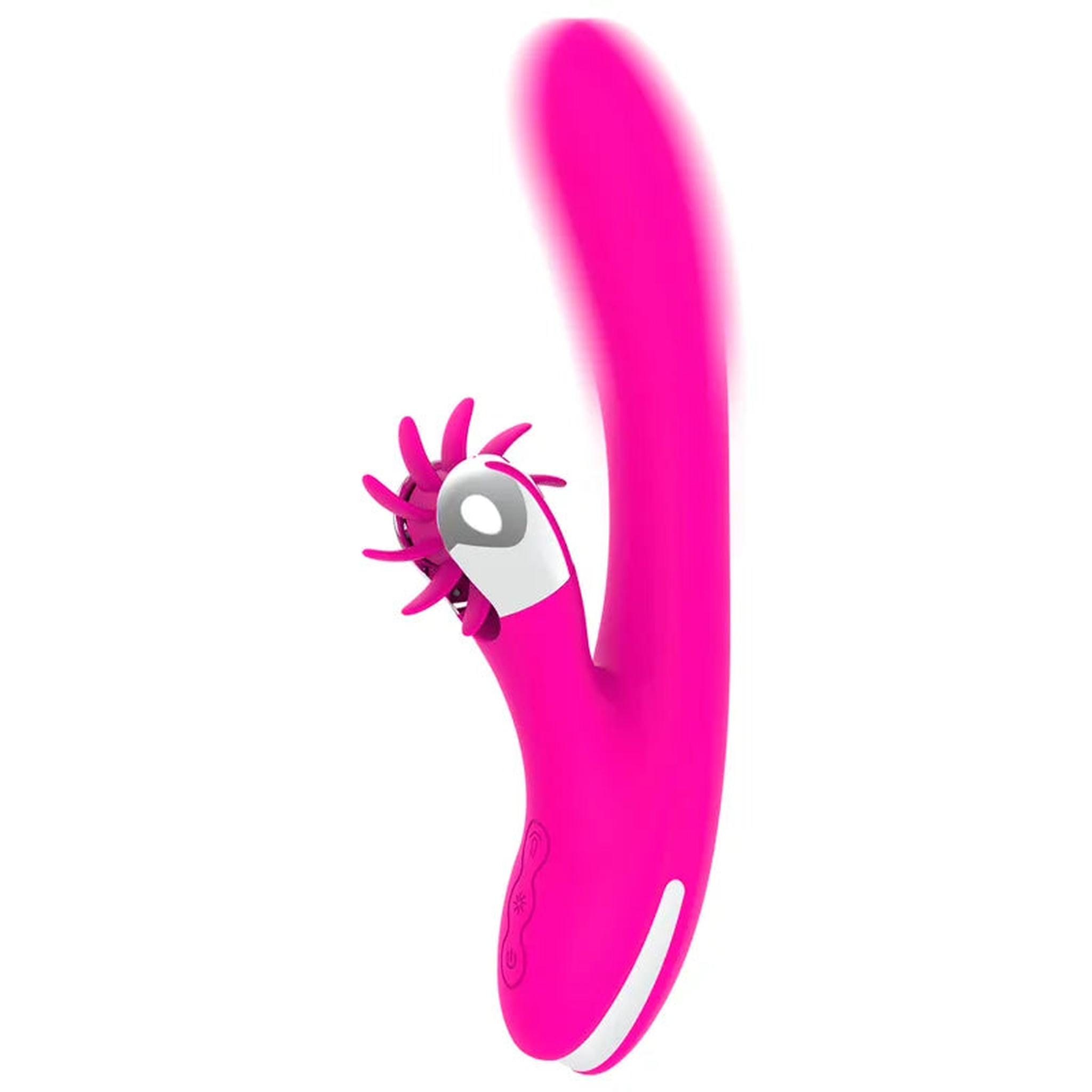 Bunny Funny Vibratiore Rabbit Con Ruota di Lingue Clitoridee