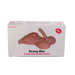 Busto Uomo Iper Realistico con dildo di 21 cm Ø 4 cm
