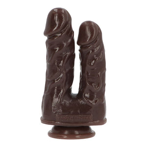 Caino & Abele Dildo Doppio Con Ventosa