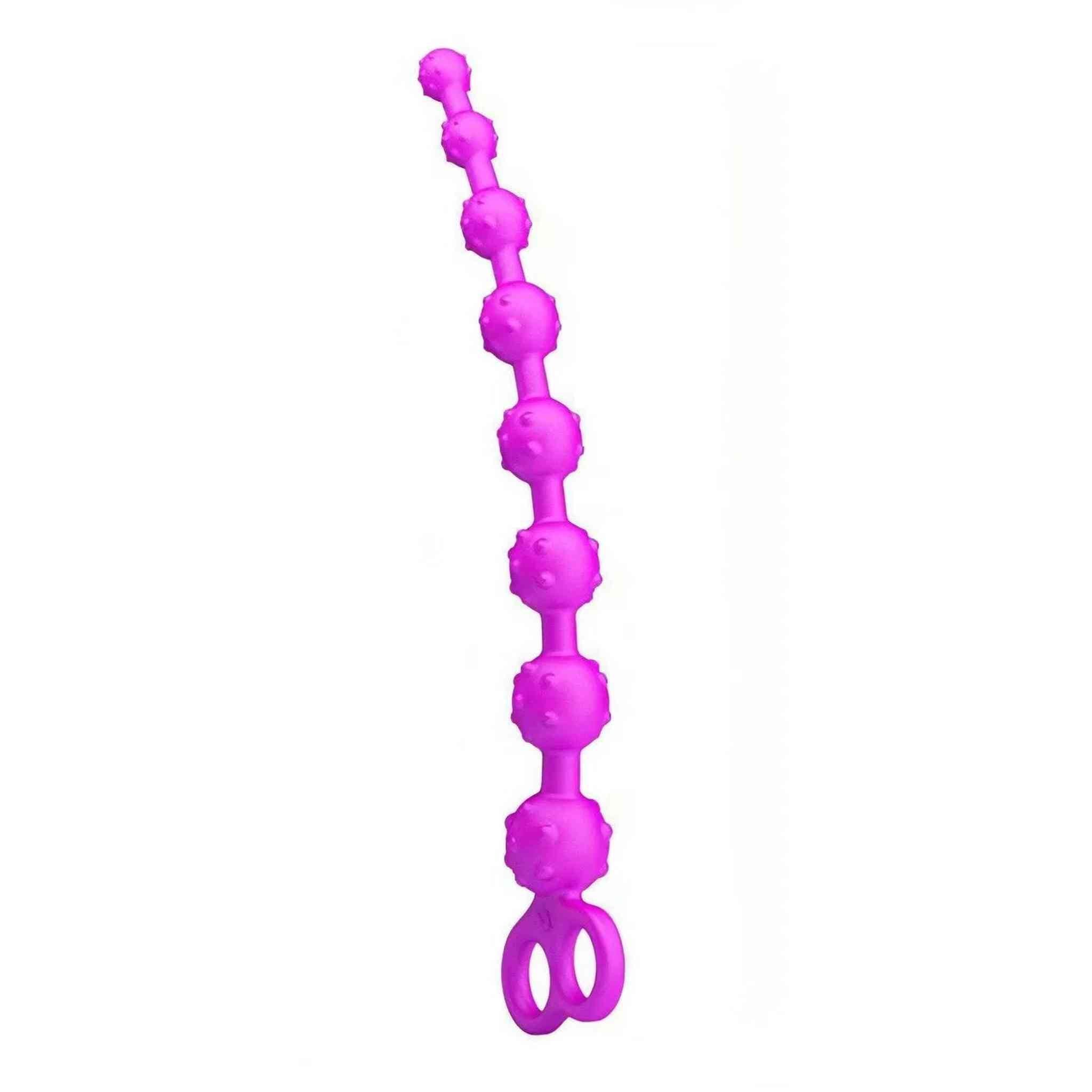 Catena anale con rilievi stimolanti - Viola