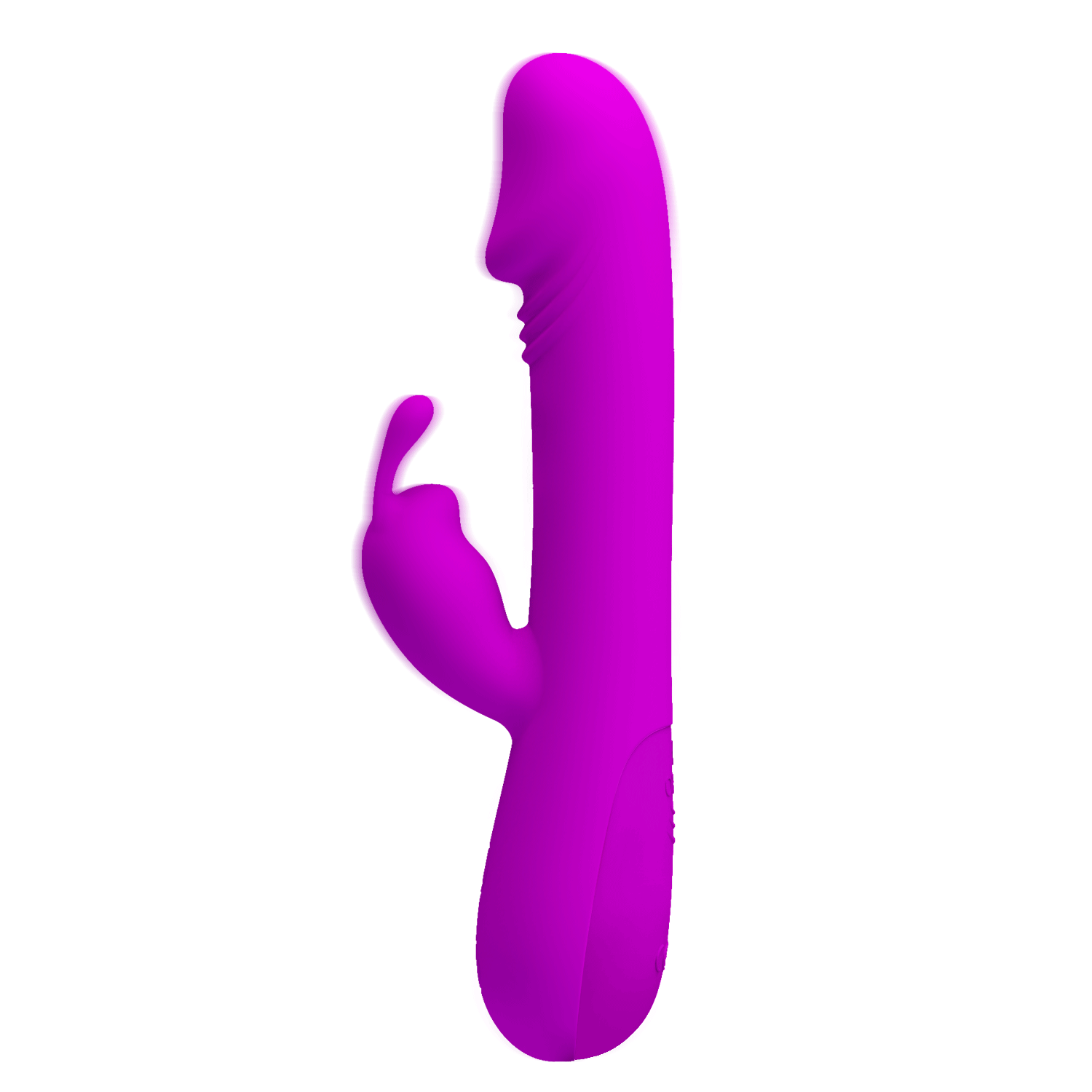Clement Vibratore Rabbit con 3 motori e 30 modalità di vibrazione - Viola, Silicone, Anallergico, Ricaricabile
