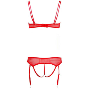 Completino Rosso Con Reggiseno Sganciabile