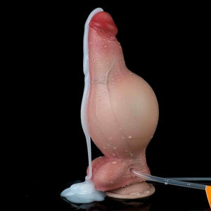 Constantine Inflatable squirting dildo for couple, inflatable sex toy with hand-pump