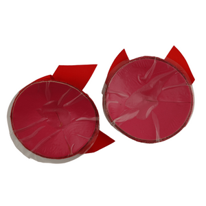 Copricapezzoli Rossi con Fiocco