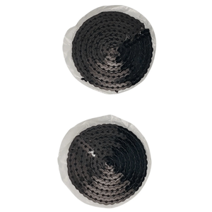 Copricapezzoli tondi neri