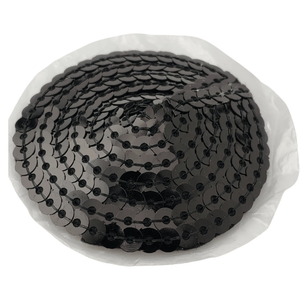 Copricapezzoli tondi neri