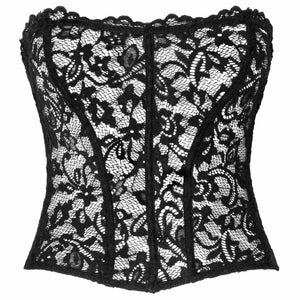 Corsetto in pizzo Stile Bandeau