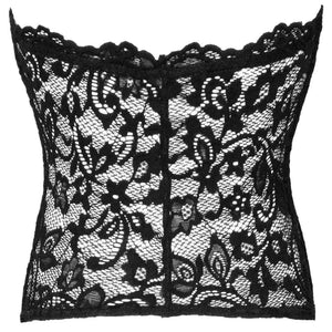 Corsetto in pizzo Stile Bandeau