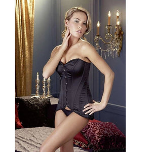 Corsetto nero in raso - 86 cm