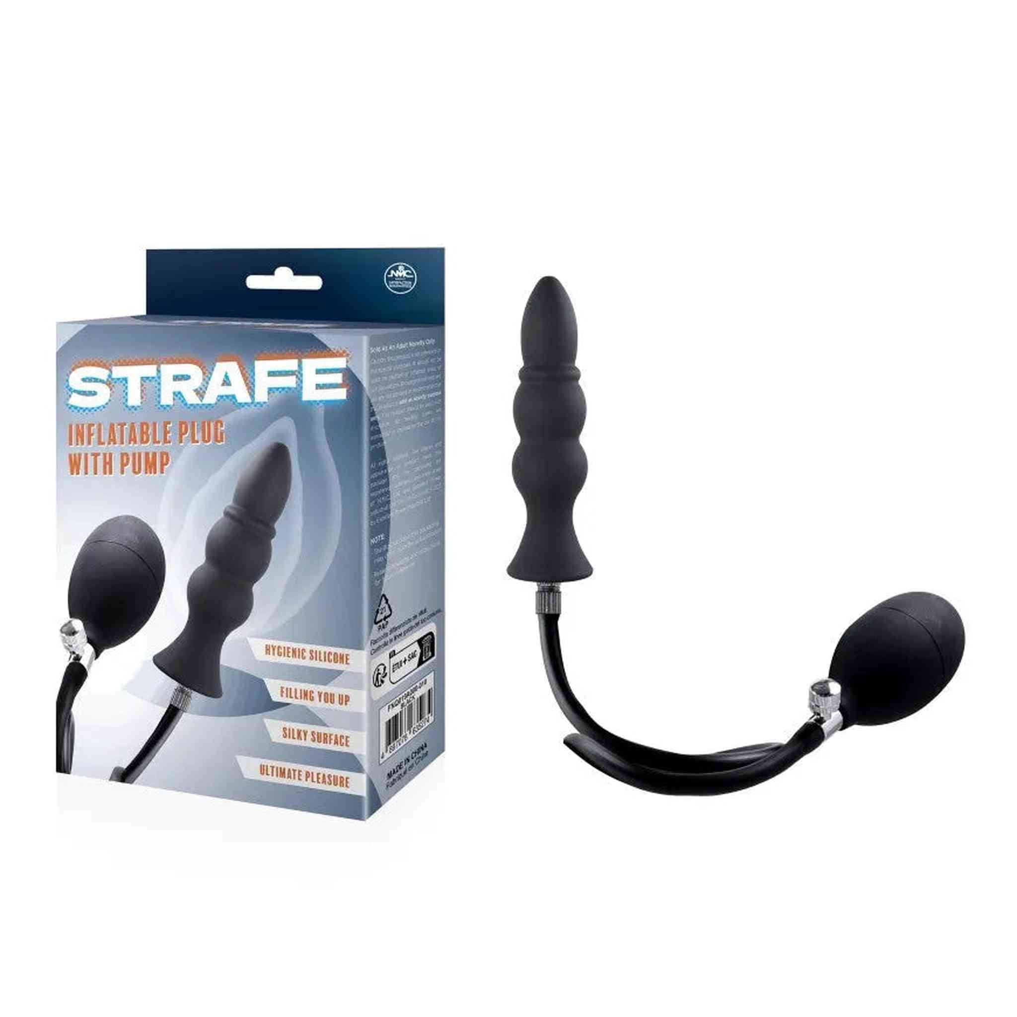 Dildo Anale Gonfiabile Struttura Ad Anelli Lungo 11.4 cm