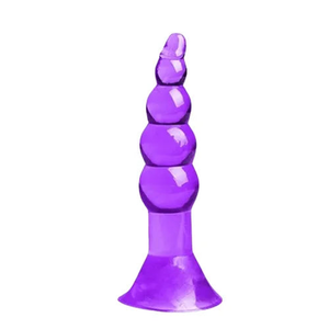 Dildo Anale a palline viola