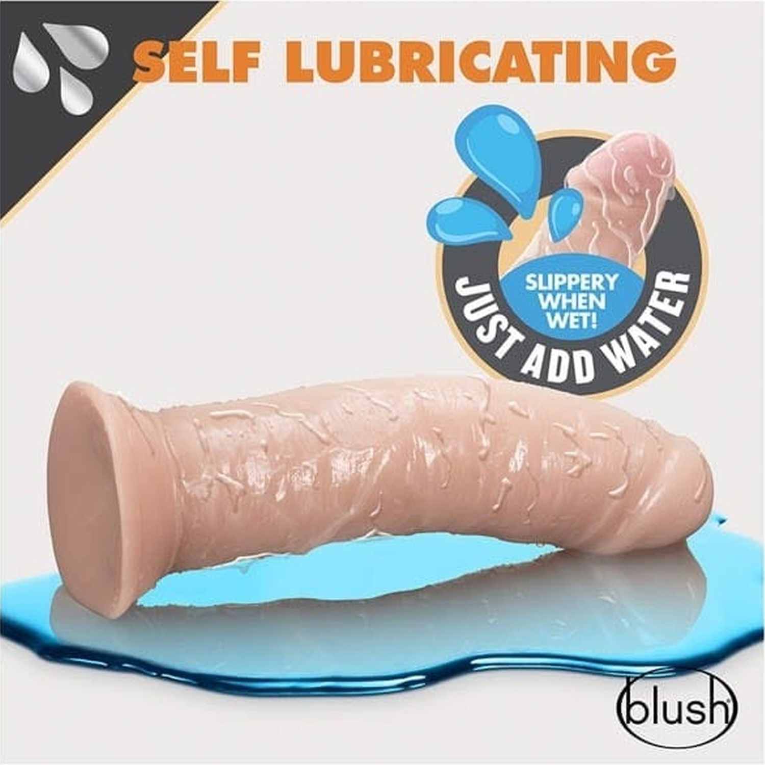 Dildo Autolubrificante 8 ″