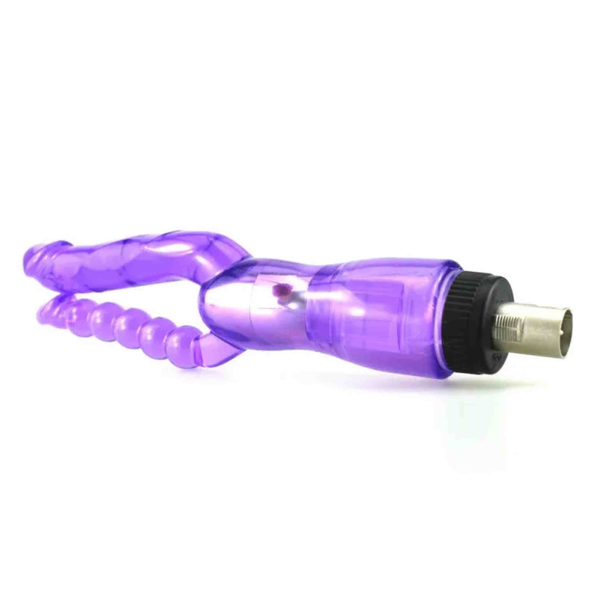 Dildo Doppio Anale/Vagine per aggancio a Love Machine