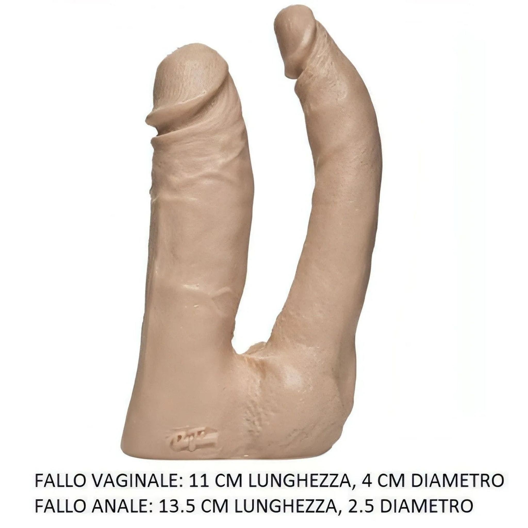 Dildo doppio penetrazione con aggancio vac-u-lock