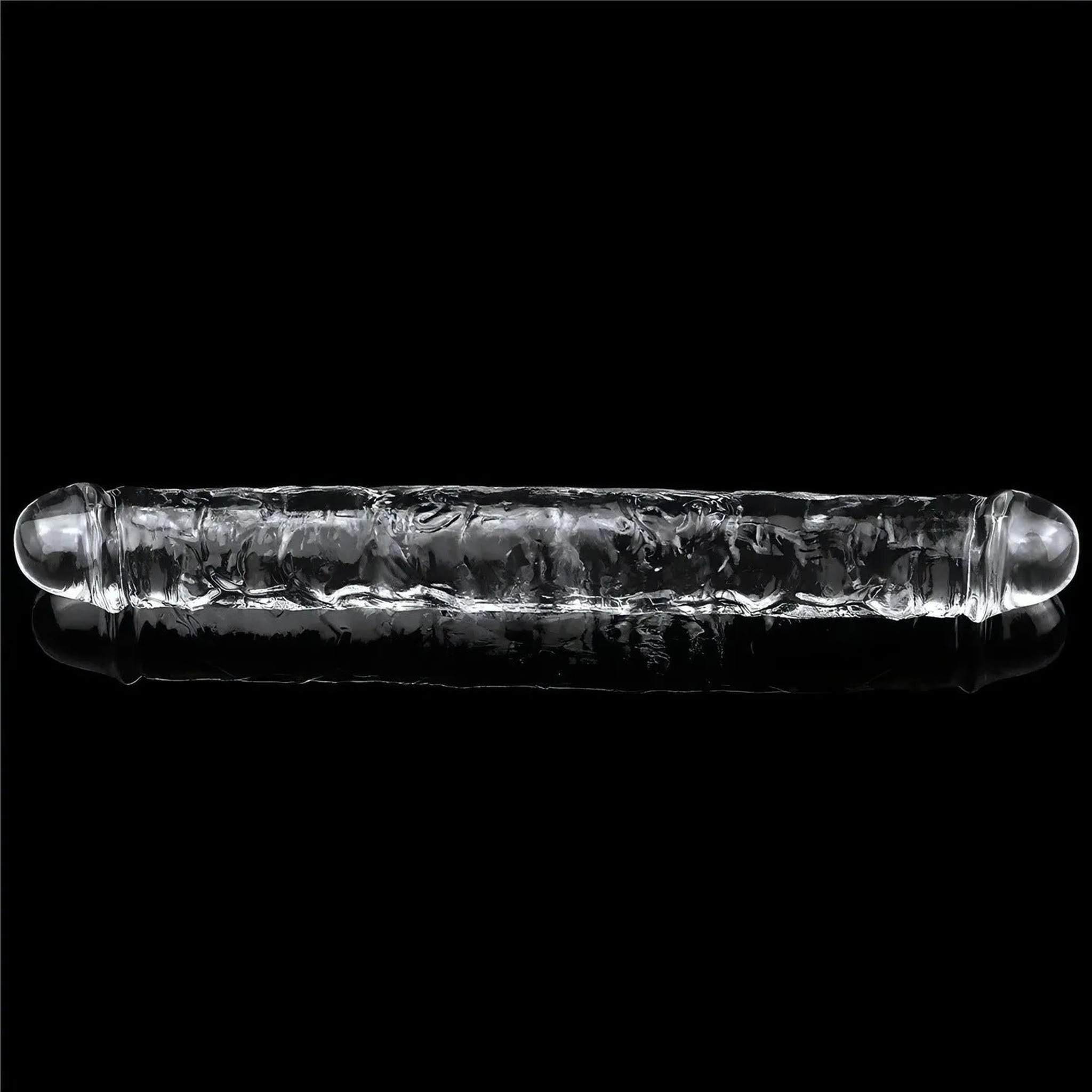 Double Dong Morbido 12″ - Trasparente