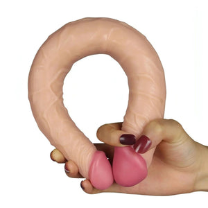 Double Dong Ultra Realistico 14″ - Rosa Carne