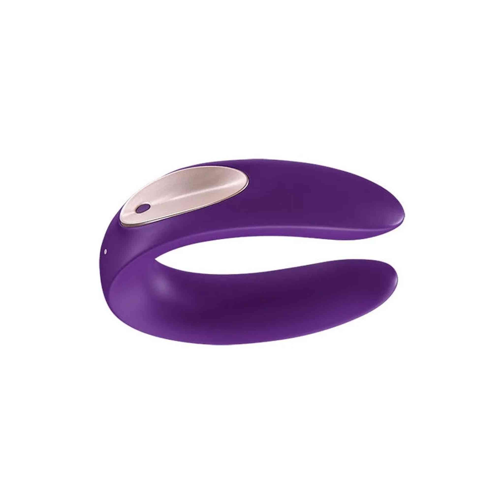 Double Plus Remote Partner Vibrator - Purple