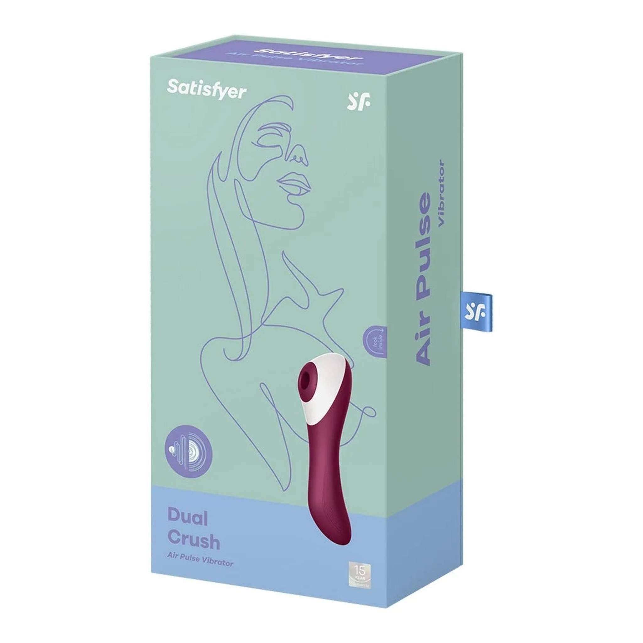 Dual Crush - Insertable Double Air Pulse Vibrator