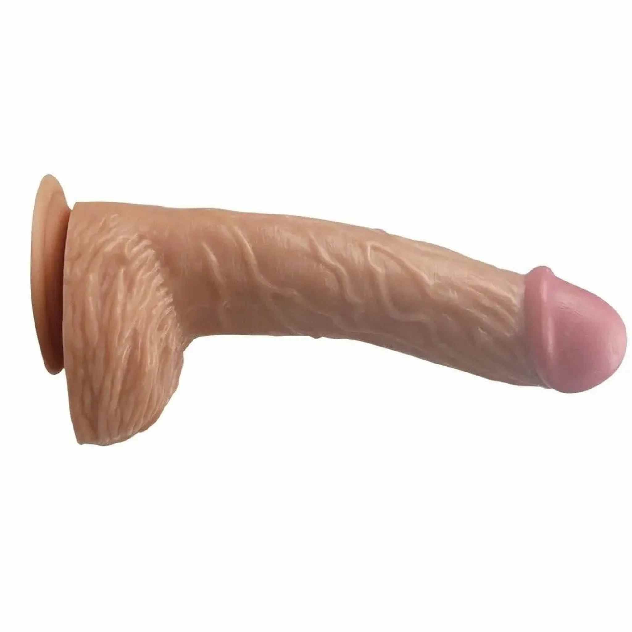 Fallo Realistico Morbido con ventosa 8.7″ - Rosa Carne