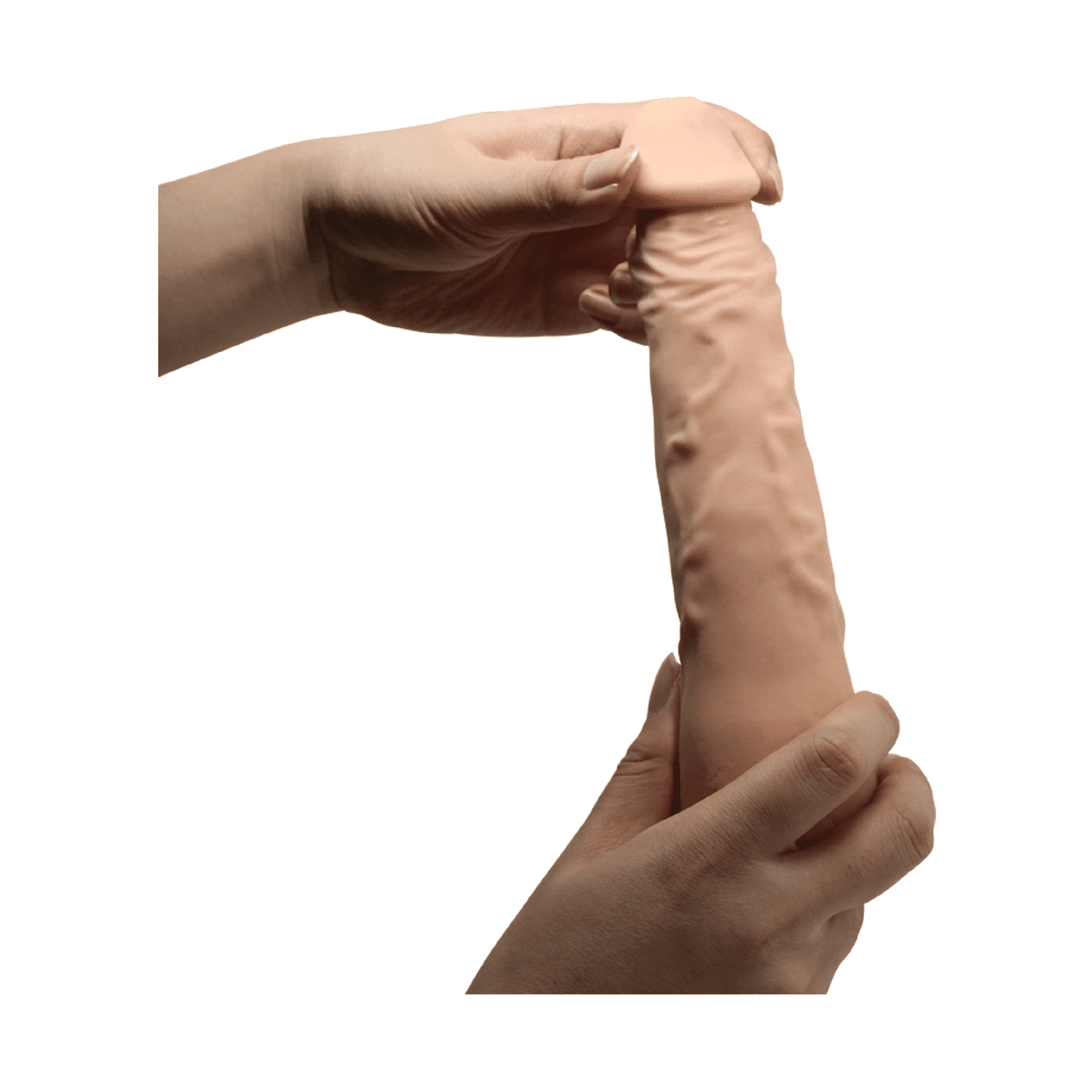 Fallo Super Realistico e Morbido con Ventosa - 25 cm, 18 cm penetrabili Ø 4.1 cm