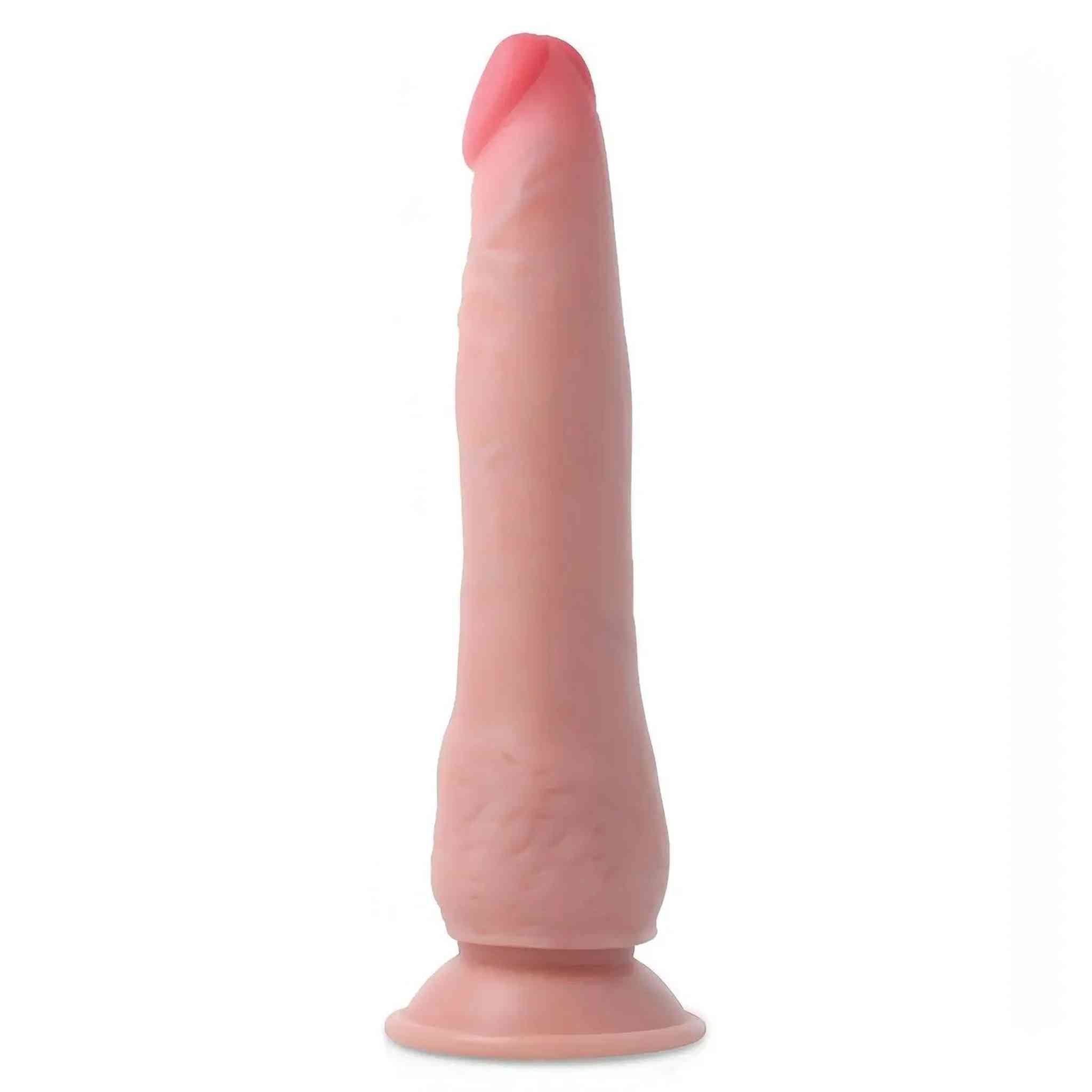 Fallo Super Realistico scappellabile con ventosa - 21.6 cm Ø 4 cm