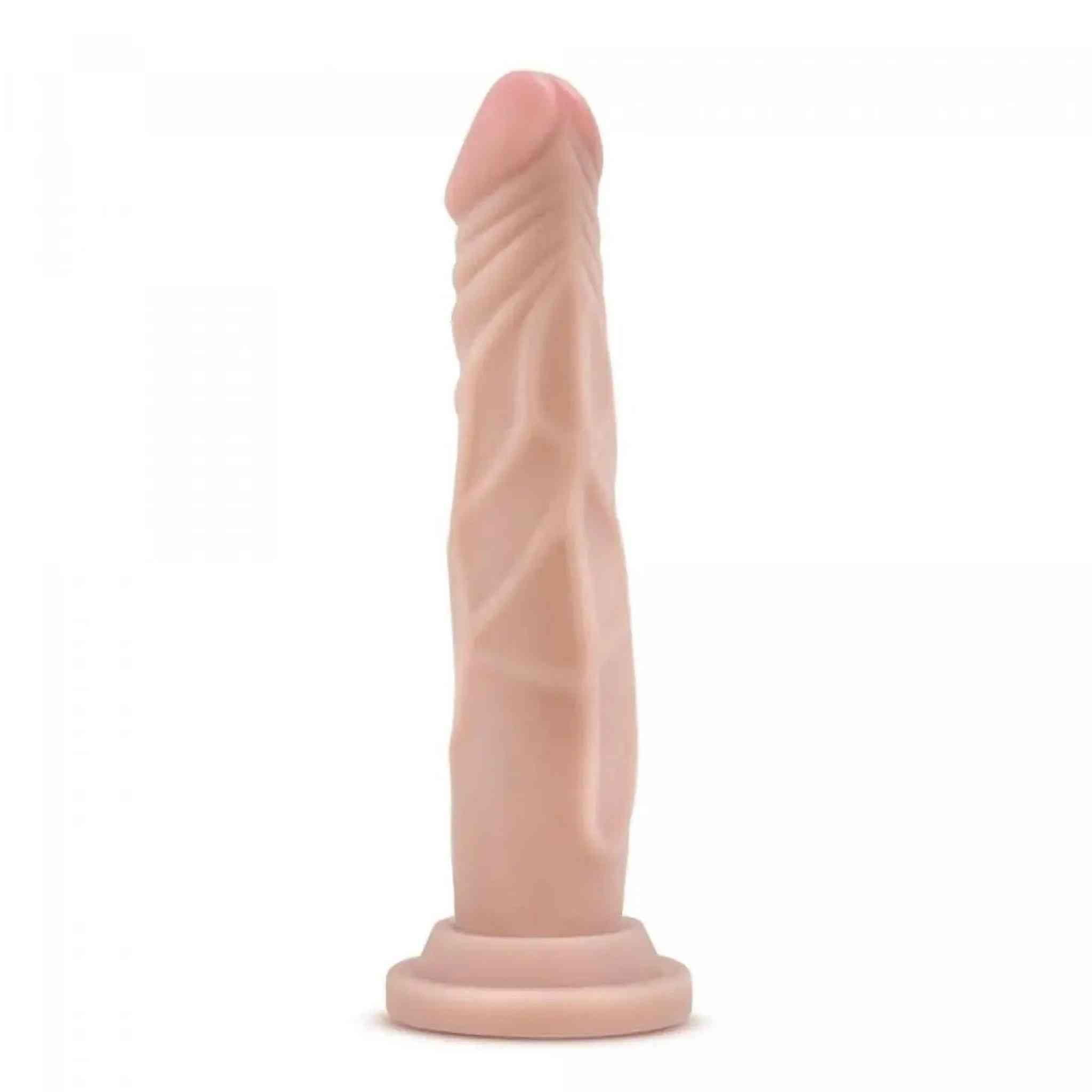 Fallo realistico con ventosa senza testicoli - 7.5″ Rosa Carne