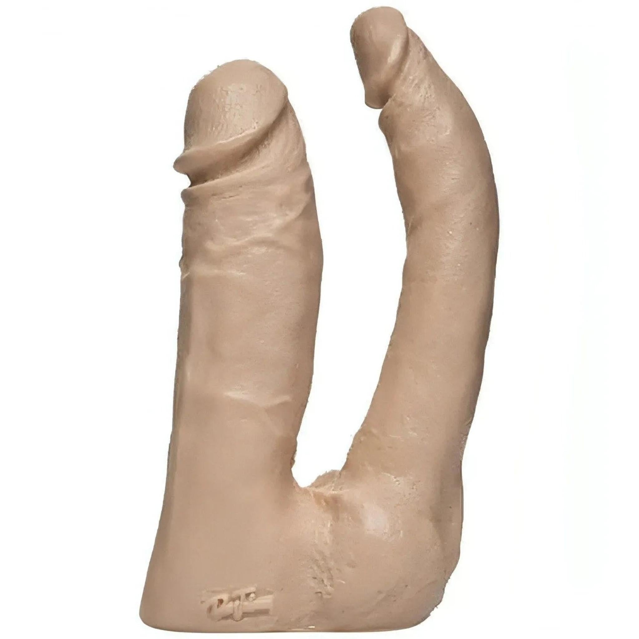 Fallo realistico per doppia penetrazione, stimolazione anale e vaginale - Rosa Carne