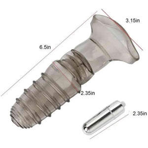 Guaina Da Dito Textured Con Vibratore Alla Base