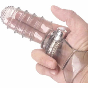 Guaina Da Dito Textured Con Vibratore Alla Base