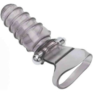 Guaina Da Dito Textured Con Vibratore Alla Base