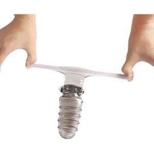 Guaina Da Dito Textured Con Vibratore Alla Base